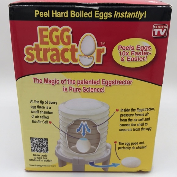 EggStractor device for peeling hard-boiled eggs - Picture 3 of 4